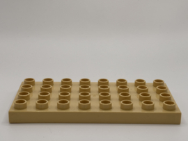 Plaat 4x8 zandkleurig Duplo