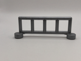 Hek 5 spijlen grijs Duplo