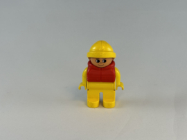 Matroos geel pak met rode zwemvest Duplo