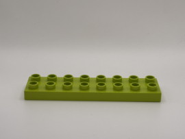 16 nops plat limoengroen Duplo