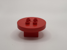 Tafel rond rood Duplo