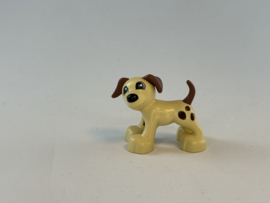 Hond beige met bruine vlekjes Duplo