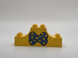 Sierblok met strik geel Duplo