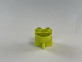 Wastafel licht limoengroen Duplo