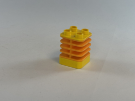 Wiebel blok geel oranje wiebelnek voor giraf of wipwap Duplo