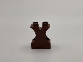 Zandloper blok donkerbruin Duplo