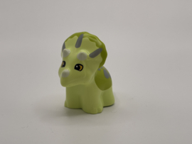 Dinosaurus Triceratops baby limoengroen Duplo