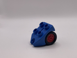 Landingsgestel / vliegtuig wielen blauw Duplo