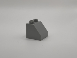 Blok schuin lichtgrijs Duplo