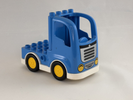 Vrachtwagen blauw wit Duplo