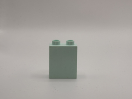 2 nops blok hoog licht aquablauw Duplo