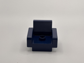 Stoel donkerblauw Duplo