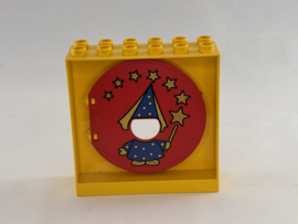 Houder ballenbaan met deur tovenaar Duplo