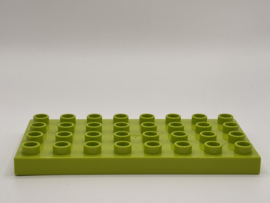 Plaat 4x8 limoengroen Duplo