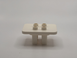 Tafel rechthoekig  wit Duplo