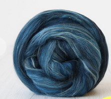 Multicolour Merino 19 mic per 25 gram Blue Morpho Butterfly