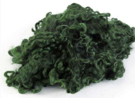 Scandinavische krullen per 25 gram donker groen