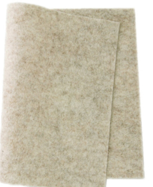 Truefelt ongeverfd  30 * 20 cm 642 beige