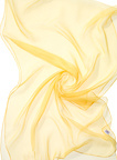 Chiffonzijde sjaal 180 x 55 cm oker