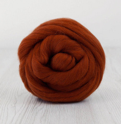 Merino lontwol 19 mic. per 50 gram Sienna