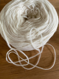 Wol Voorgaren merino (Pencilroving) wit per 10 gram