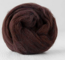 Merino lontwol 19 mic. per 50 gram Coffee