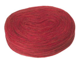 Wol voorgaren (pencil roving) per 5 gram 1430 Carmine red