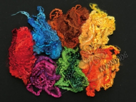 Leicester krullen 7 - 11 cm kleurenset per 20 gram