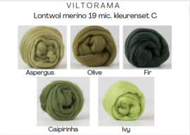 Kleurenset C - Olive: 5 kleuren a 10 gram