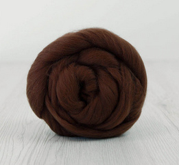 Merino lontwol 19 mic. per 50 gram Cacoa