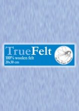 Truefelt 20 * 30 cm 612 lichtblauw