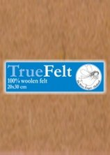 Truefelt 20 * 30 cm 515 beertjes bruin