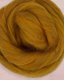 Glitsy Amber - 70% Merino 30% Rainbow Dyed Trilobal Nylon - 25 gram