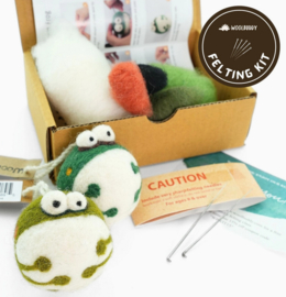 Woolbuddys Frog kit - Kikker