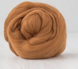 Merino lontwol 19 mic. per 50 gram Cinnamon