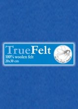 Truefelt 20 * 30 cm 554 donker turkoise