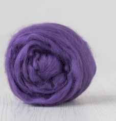 Tussahzijde per 10 gram - Violet