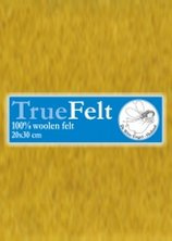 Truefelt 20 * 30 cm 608 mosterd