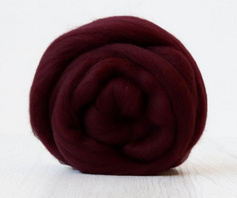 Merino lontwol 19 mic. per 50 gram Burgundy