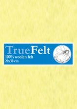 Truefelt 20 * 30 cm 616 zachtgeel