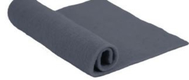 Naaldvlies 21 micron donkergrijs 40*30