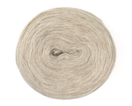 Wol voorgaren (pencil roving) per 5 gram  1038  Ivory Beige