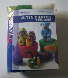 Startpakket met boek Vilten diertjes & figuurtjes