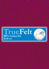 Truefelt 20 * 30 cm 530 roodpaars