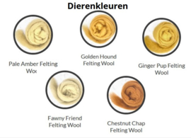 Dierenkleurenset 5 * 25 gram