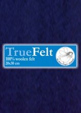 Truefelt 20 * 30 cm 555 nachtblauw