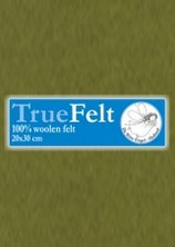 Truefelt 20 * 30 cm 514 bladgroen