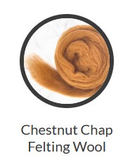 Corriedale Dierenpalet collectie Chestnut Chap per 25 gram