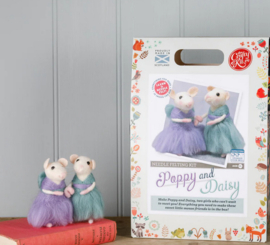 Naaldviltpakket Poppy & Daisy mice (engels) 