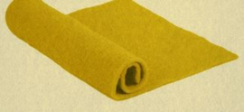 Naaldvlies 2-3 mm dik - 21 mic - 1 meter breed  mustard per 10 cm